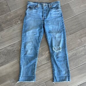 Levi’s Wedgie Straight Blue Jeans
